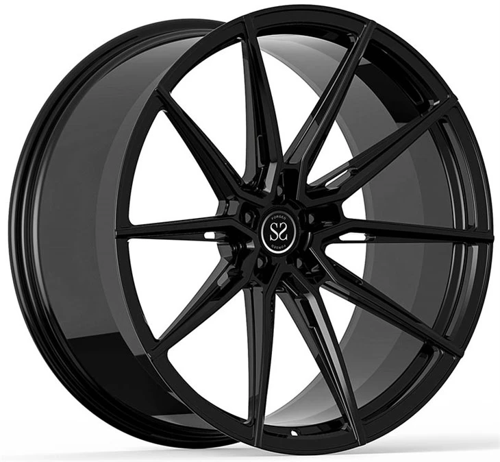 23x11 Custom 1-PC Forged Rims Piano Black For Audi Q8