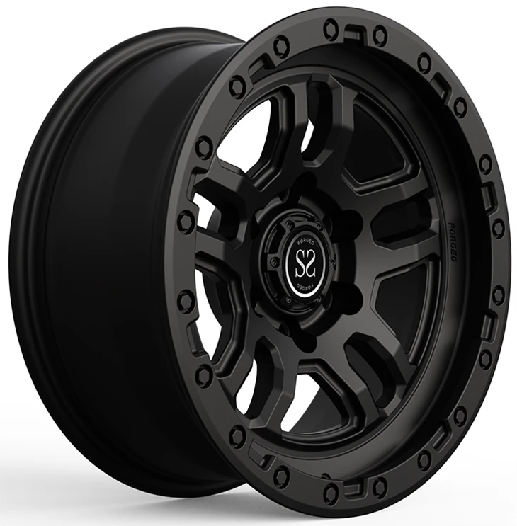 6x 139.7 4 x4 geschmiedete Räder 20x9.0 Satin schwarz für universelle Autos