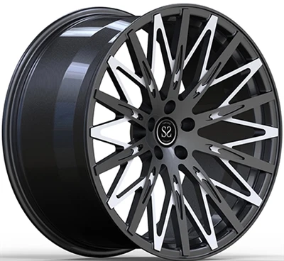 NE STYLE 23x10 Custom 1- PC Gun Metal und weiße Felgen für Benz G63