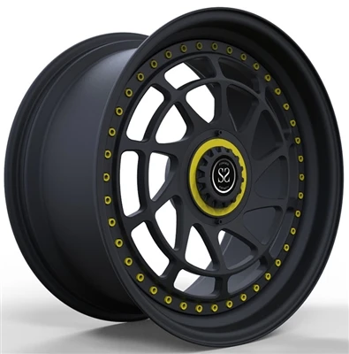19x8.5 und 19x9.5 Satin Black 2- PC Forged Felgen für Mercedes C-Klasse W205 ...