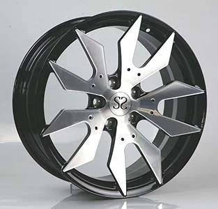 Neuer Stil Gloss Black Machined Face Rims 22 Zoll für BMW i7