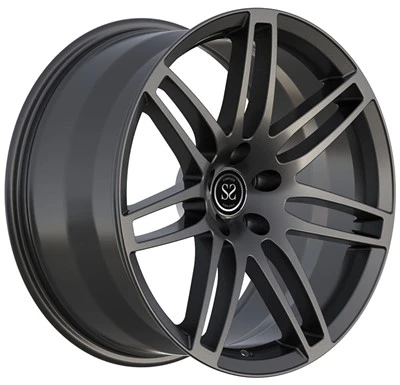 19x9.5/5x112/22/57.1 Gun Metal Custom 1 -Stück geschmiedete Räder für 2007 Audi RS4