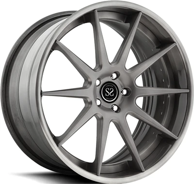 Benutzerdefinierte gelbe 2-teilige Autofelgen 23 22 21 20 Zoll für VolkswagenPassat 5x112HPCD