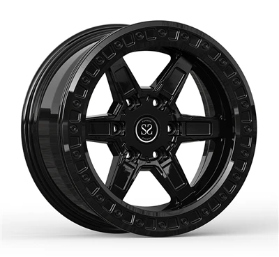 Gloss Black Tank 300 Perlenverriegelungsräder 18x8.5