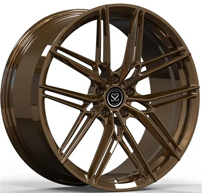 Porsche 991.1 Turbo Gloss Bronze Custom 1-teilige Schmiedefelgen