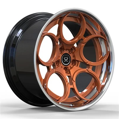 SSJK2090 Für Japanisches Auto Nissan 350z 2-PC Sportwagen Polnische Felgen 5x114,3 Versetzt 19 und 21 Zoll