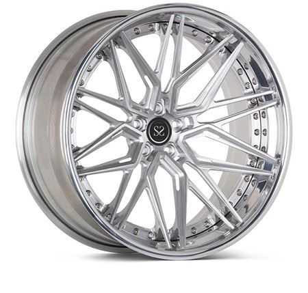 R8 Gloss Silver Deep Concave Felgen Schmiederad für Customized