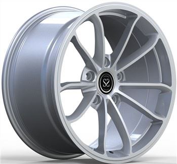 SSJK1006 Maßgefertigte geschmiedete Felge in Satinsilber 6061- T6-Aluminiumlegierung 20 x 8,5 und 20 x 11,5 für Porsche 991 Gt3