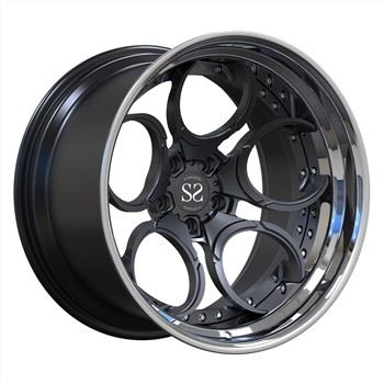 Totyota GT 86 5X100 Deep Concave Satin Black 2 Pieces Felge für Felgen zur Individualisierung