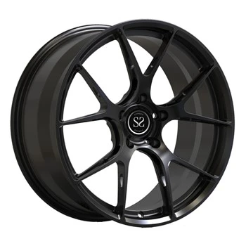 1 Stück Räder 19 Zoll Satin Black Discs für Audi S5 Monoblock Löcher auf Speichen geschmiedete Luxusfelgen