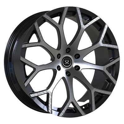 {{0}}X9.0 Black Brushed Face Custom Forged Monblock für Cadillac Srx Gmt166